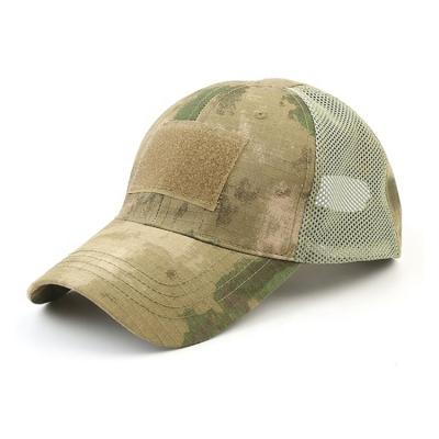 China JOINT Design Free Mock Up Custom Mesh Tactical Camouflage Cap Outdoor Tactical Training Cap for sale