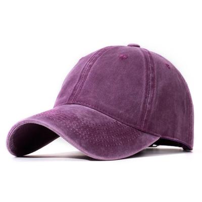 China JOINT Dad Hats Custom Blank Hat 6 Panel Purple Dad Hats Abjustable Hat for sale