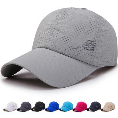 China New Men Women Unisex Breathable Sports Color Snapback Hat Bone Quick-drying Pure Baseball Hat Summer COMMON Baseball Cap for sale