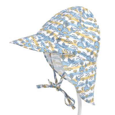 China Breathable Summer Baby Boy's Fin Sun Protection Toddler Sun Hat Kids Bucket Hats for sale