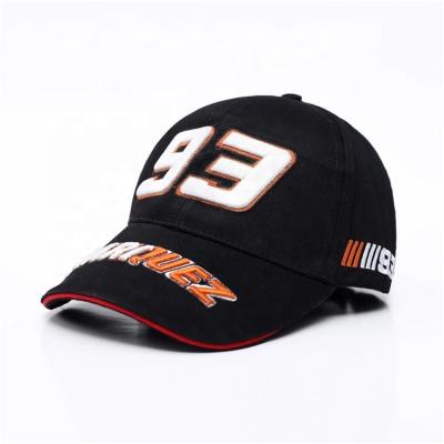 China Wholesale JOINT 3D Embroidery Baseball Cap Hat Motorcycle Racing 93 Baseball Cap For Men for sale