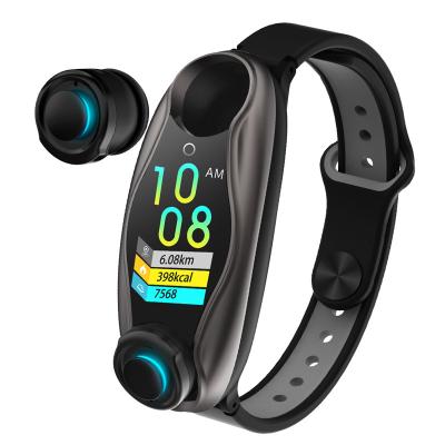 China LT04 Smart Watch Band With Wireless BT Earphone For Touch Pattern Blood Pressure 0.96 Inch TFT Color Screen 160*80 for sale