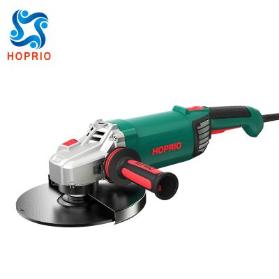 China Large Structural Grinding for Cleaning or Trimming 180mm Wholesale 7 Inch Angle Grinder 2600W Brushhless Machine with Spinning Handle for sale