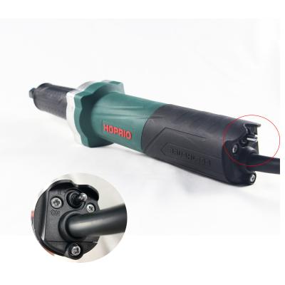 China HOPRIO 1050W Brushless Grinding and Surface Preparation Long Neck Heavy Duty Angle Grinder Die Grinder 6mm 6.35mm 8mm for sale