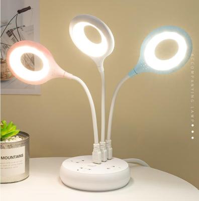 China Modern bedside kids small table lamp usb led night light eyecare revealing led table lamp for sale