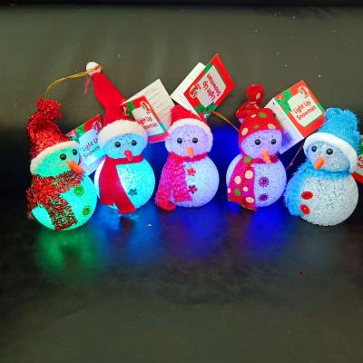 China Snowman Christmas Tree Snowman Decoration Lights Led Holiday Festival Gifts Toys Lamp for sale