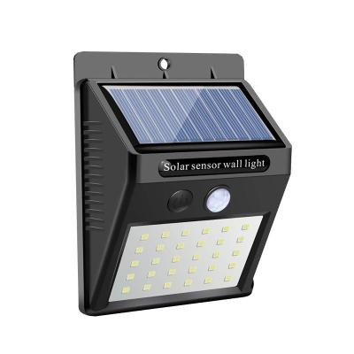 China Best Price Solar Garden Wall Sconce 20led Outdoor Solar Wall Lights Garden Solar Home Light ligh with PIR for sale