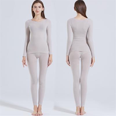 China 37 Degree Constant Temperature Thermal Thin Women's Long Johns Thermal Underwear Body Suit for sale