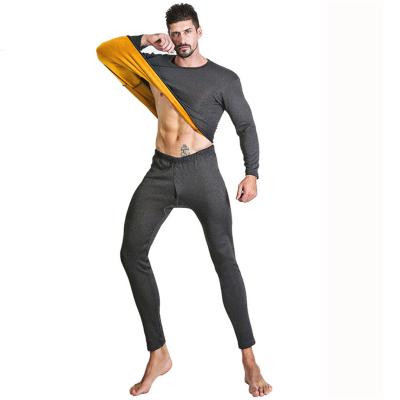 China Thermal Villus New Thick Long Johns Heated Thermal Underwear Set For Men Women for sale