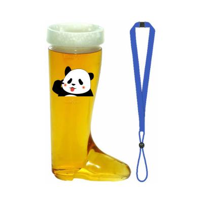 China Viable Disposable Shooter Mug Party Beer Boot Plastic Beer Boots Mug for sale