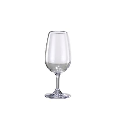 China Viable Wholesale Champagne Red Wine Glass Goblet Tritan Plastic Goblet Size 220ml Quality Wedding for sale