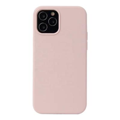 China Soft Shockproof Liquid Rubber Phone Cover Gel Silicone Microfiber Cloth Liner Cushion Back Cover Cases For iPhone 11 12 13 14 pro max for sale