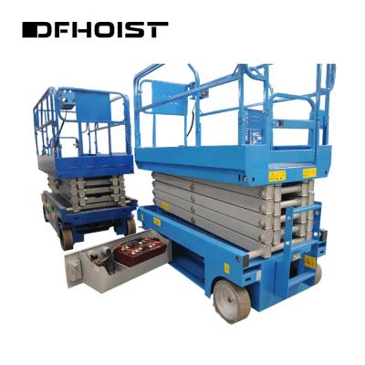 China Hotels Electric Hydraulic Self Propelled One Man Scissor Lift For Sale for sale