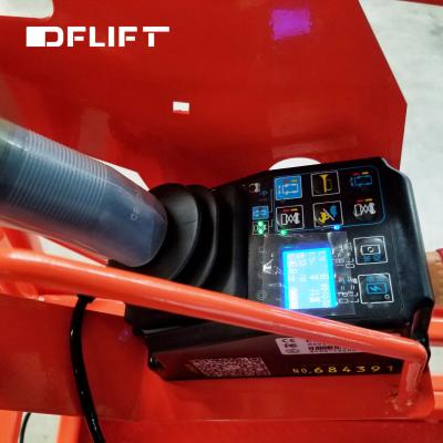 China DFLIFT 12m Load 240kg Aerial Work Hydraulic Mini Self-Propelled Scissor Lift Hydraulic Aerial Work Platform for sale