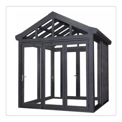 China Good Selling High Quality Modern Metal Sunroom 4 Season Glass Bedroom With Solar for sale