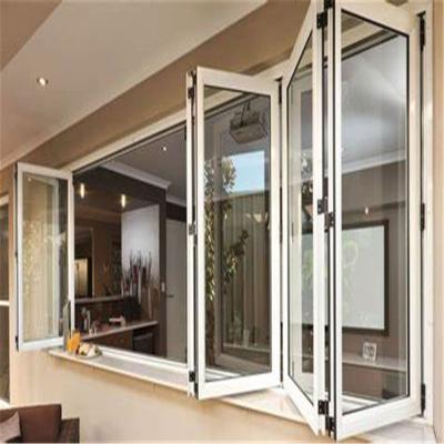 China Entry Screen Style Folding Glass Doors Double Entry Metal Doors Commercial Modern Glass Double Entry Glass Doors for sale