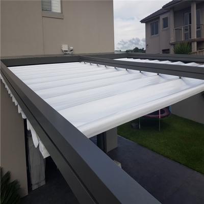 China Waterproof Electric Folding Cover Aluminum Retractable Roof Cover Removable for sale