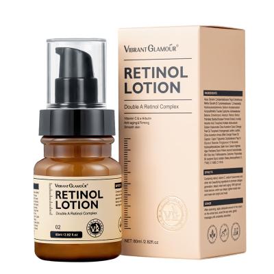 China Low MOQ OEM Retinol Face Lotion Anti Aging Cream Reduce Fine Lines Anti Wrinkles Retinol Lotion Quick Private Label for sale