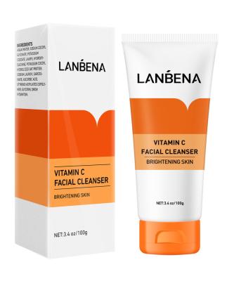 China LANBENA Face Detergent DEEP CLEANSING Vitamin C Whitening Moisturize Remover Face Wash Deep Cleansing Foam for sale