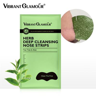 China CHARMING Pore Cleaner Herb Blackhead Spots Acne Treatment VIBRANT Mask Sticker Nose Cleaner Peep Strip Deep Clean Skin Care for sale