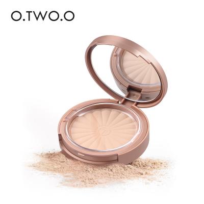 China Brighten O.TWO.O Face Pressed Oil Control Natural Base Powder Smooth Finish Setting Powder for sale