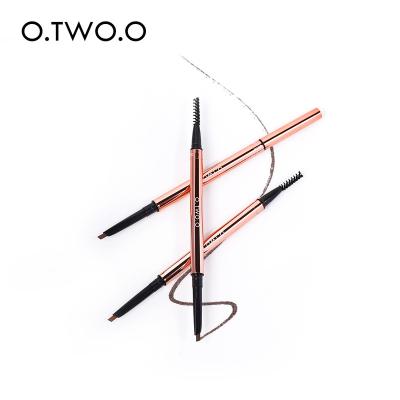 China O.TWO.O Triangle Eyebrow Pencil Brow Definer Brown Long Lasting Accurate Long Lasting Waterproof Waterproof Makeup O.TWO.O Logo for sale