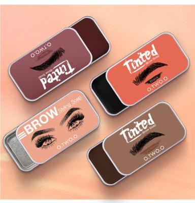 China O.TWO.O Waterproof Eyebrow Gel Wax Brow Soap 4 Color Tint Eyebrow Enhancer Makeup Natural Eyebrow Styling Gel for sale