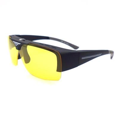 China Fashion Sunglasses Taiwan Wrap Around Flip Up Night Vision Glasses for sale