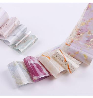 China Fashionable Wholesales Nail Paper Nail Art Foil Polish Transfer Foil Roll Set Sticker for sale