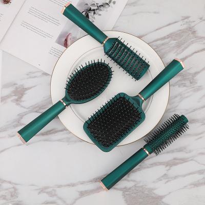 China Wholesale Waterproof Plastic Hair Massage Brush For Home Salon High Quality Hair Brush Air Cushion Plastic Massage 5 Pieces Comb Wet Curly H for sale