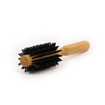 China Hot Sale Boar Bristle Hair Brush Style Waterproof Wooden Round Rolling Brush for sale