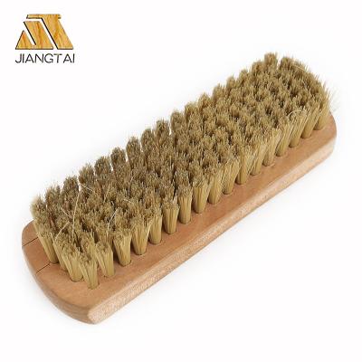 China Eco-friendly Wooden Base Bristle Home Hair Maker Shoe Cleaning Brush for sale