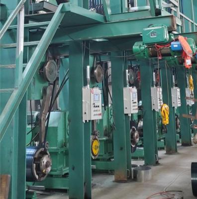 China Building Material Shops Steel Black Steel Strapping Strap Blue Galvanzes Steel Strapping Production Line for sale