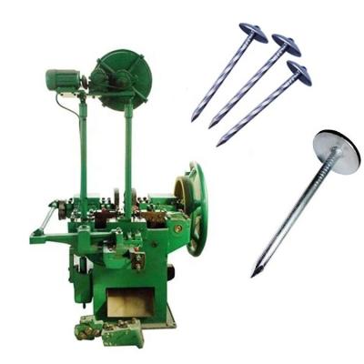 China Steel In Stock Roofing Nail Making Machine for sale