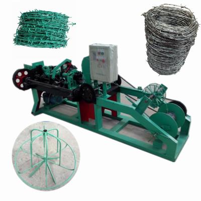 China New Product Galvanized Barbed Wire Kenya Double Twist Barbed Wire Garment Making Machine for sale