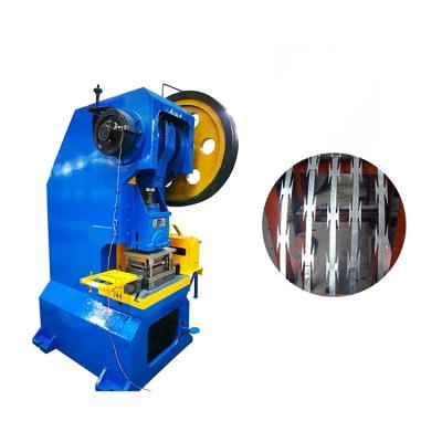 China Warehouses Blade Razor Barbed Wire Mesh Making Machine Razor Barbed for sale