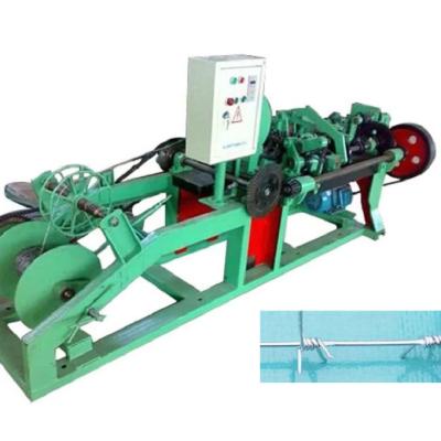 China Barbed Wire Machine Dia 1.8to 2 Mm Wire Single Twist Barbed Wire Machine for sale