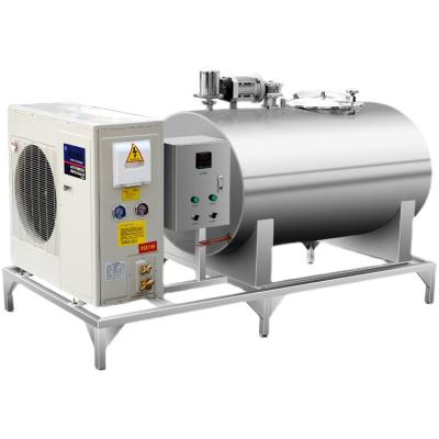 China 500 Liter Milk Stainless Steel Truck Cooling 5000l 200l Fermentation Agitator Refrigerator Milk Cooling Mixing Tank for sale