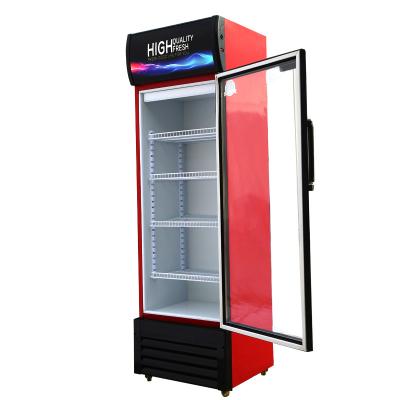 China Single-Temperature Supermarket OEM/ODM Commercial Beer Fridge Beverage Show Refrigerator Three Glass Door Air-Cooled Beer Beverage Cooler for sale