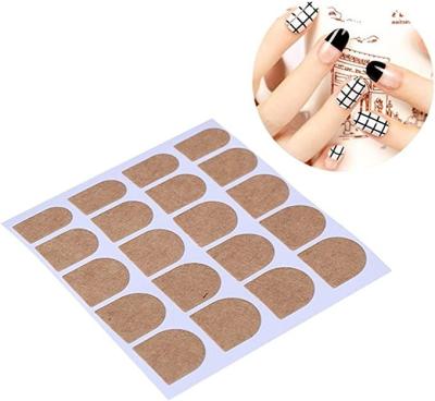 China Nail Art DIY Nails Double Sided Glue Nail Stickers For Press On Nails Art Accessories Manicure Nai for sale