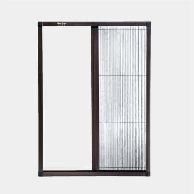 China Direct Selling Direct Mesh Folding Screen Door Eco-friendly Pleated Screen Door for sale