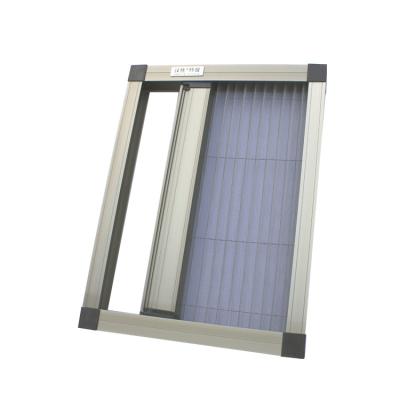 China Direct Selling Eco-Friendly Trackless Folding Folding Retractable Screen Window Fly Window Screens Privacy Window Insect Screen for sale