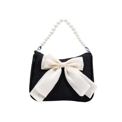 China Fashion elegance ladies vintage fashion makeup retro bowknot wholesale cheap sweet women bag luxury purses and handbags for sale