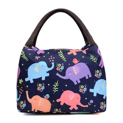 China Hot Sale Fashion Thickened Printed Material Insulated Lunch Bag Kids Lunch Bag For School Wholesale Price Cooler Bag for sale