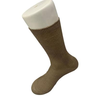 China Daily Standard Thickness Natural Hemp Women's Socks Knitted with Hemp Yarn and Silk for sale