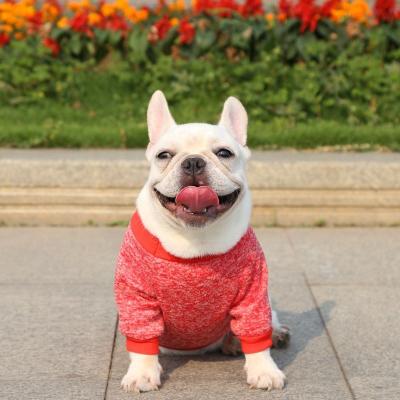 China Polyester Knitted Dog Jumpers Sweaters for Small Dog Luxury Apparel Accessory Type for sale