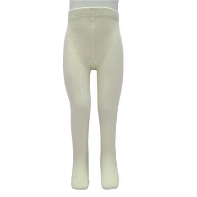 China Custom Printed White Skin Tights for Kids Fabric 70%Combed Cotton 28%Polyester 2%Spandex for sale