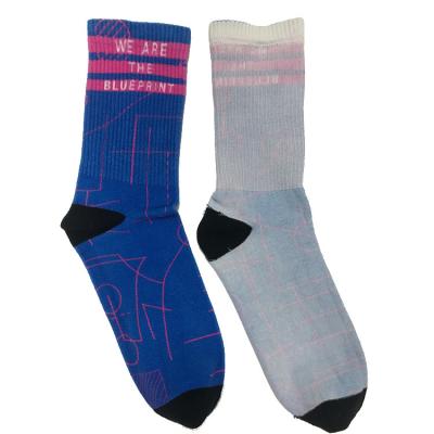 China Comfortable Non-slip Custom Printed Socks Casual Sock Type with 18%polyester Fabric for sale