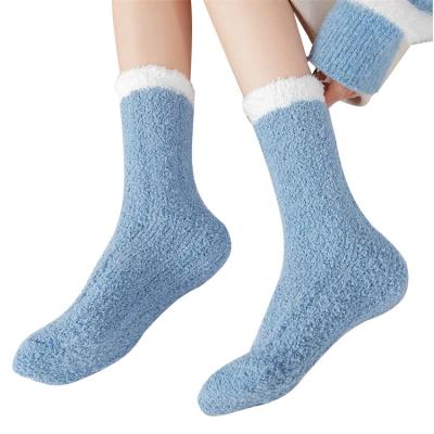 China Winter Thick Thermal Fleece Socks for Women Keep Your Feet Warm As Picture Stock Lot for sale