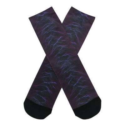 China Breathable Comfortable Mens Printed Athletic All over Sock and Standard Thickness for sale